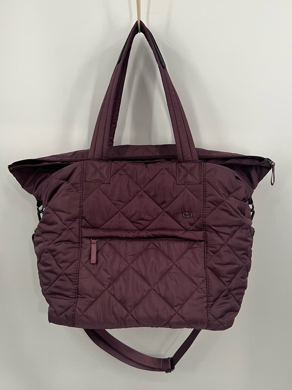 CALIA by Carrie Underwood Quilted Plum Luxe Travel Tote